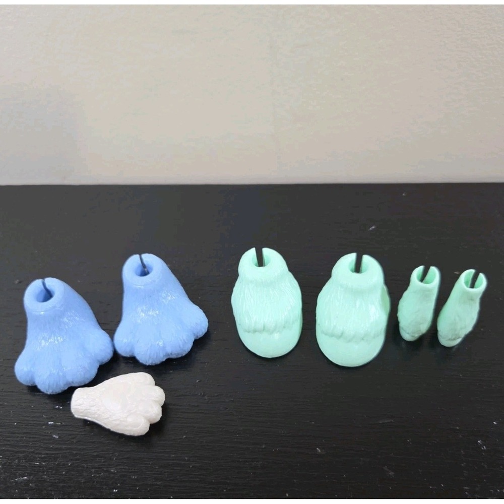 Barbie Cutie Reveal Doll Blue Paws And Teal Pony Feet Hard To Find‎ 7 Pieces